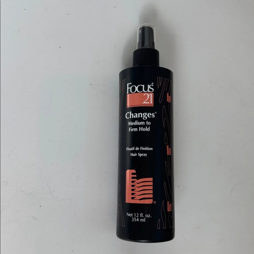 Lot of 2 Focus 21 Changes Pump Hair Sprays for Medium to Firm Hold 12 fl oz